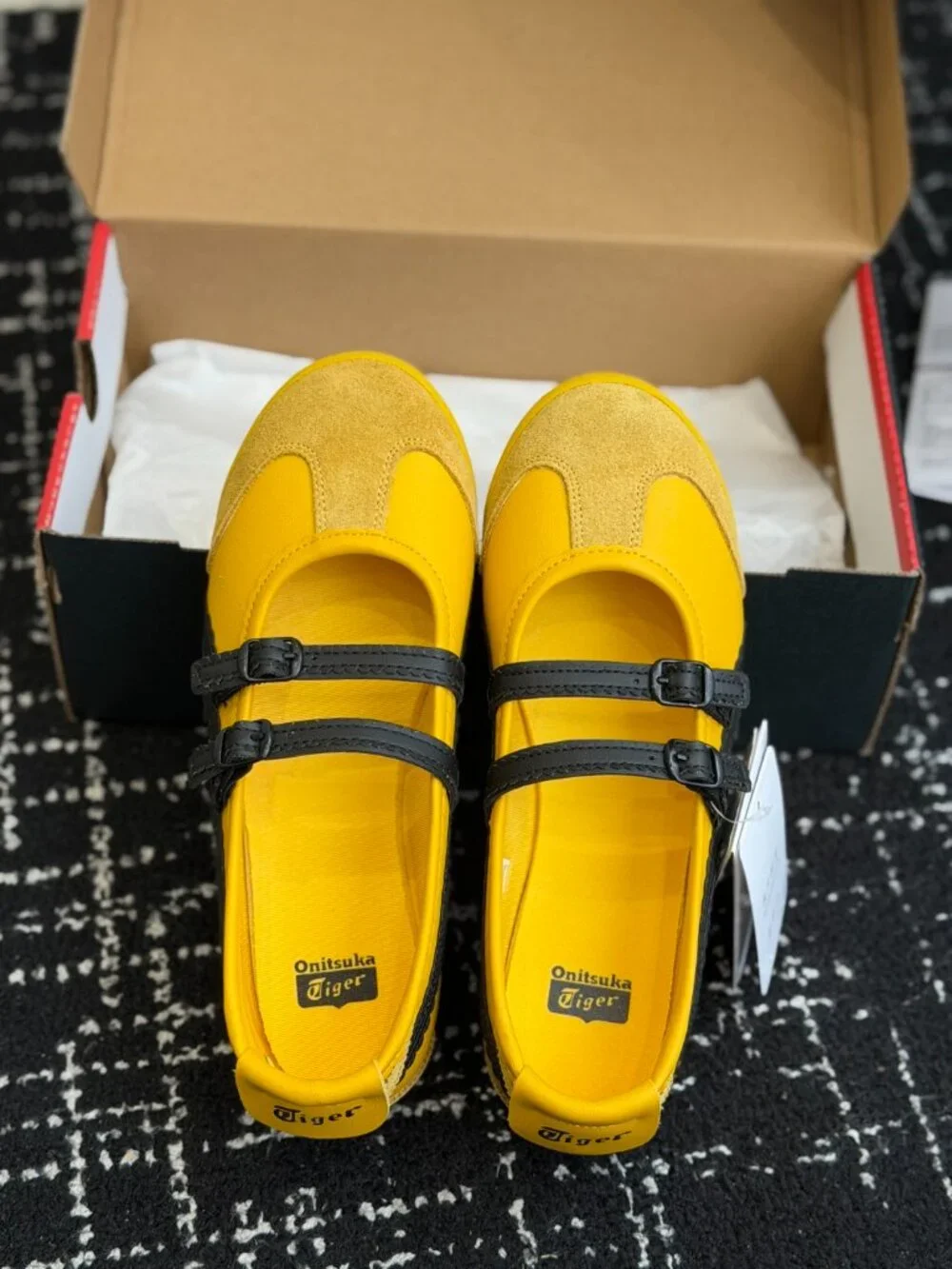 Onitsuka Tiger x Kiko Kostadinov Yellow Mary Janes - Picture 4 of 9